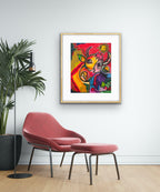 Bull - Printable painting, Digital download