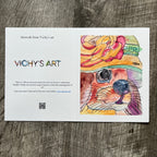 Bunny with Flowers - Greeting cards