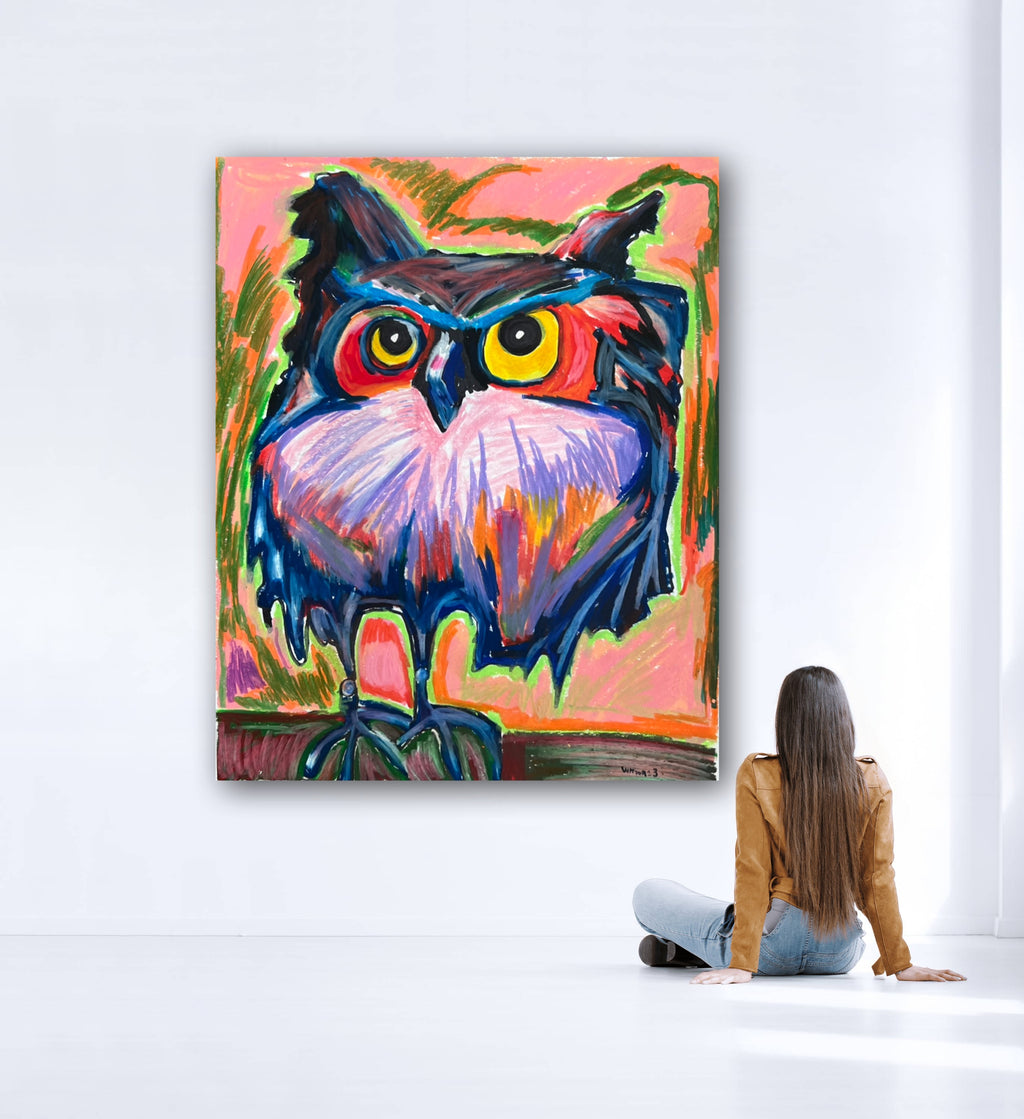 Colorful Owl - Art Prints