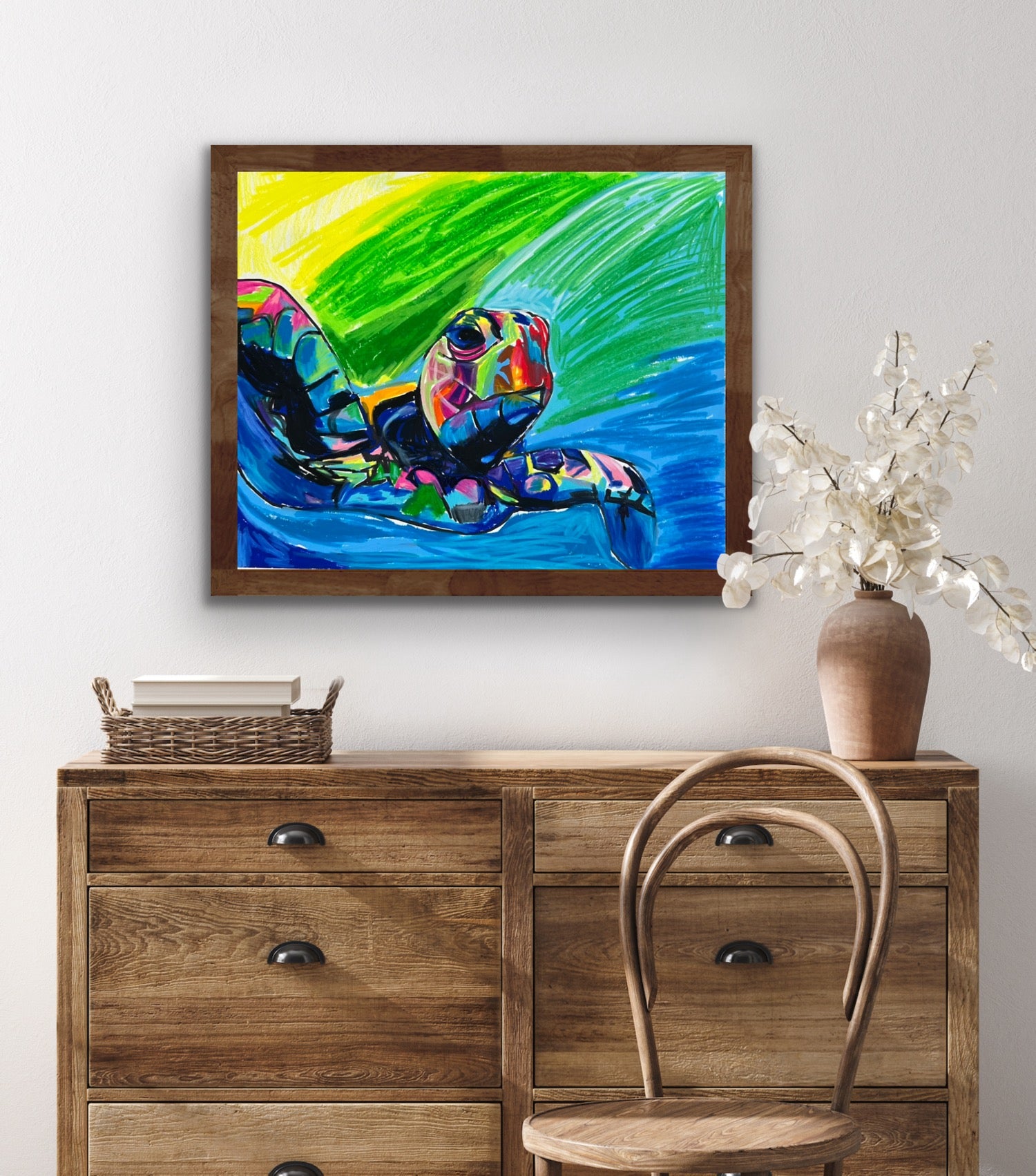 Colorful Turtle - Art Prints