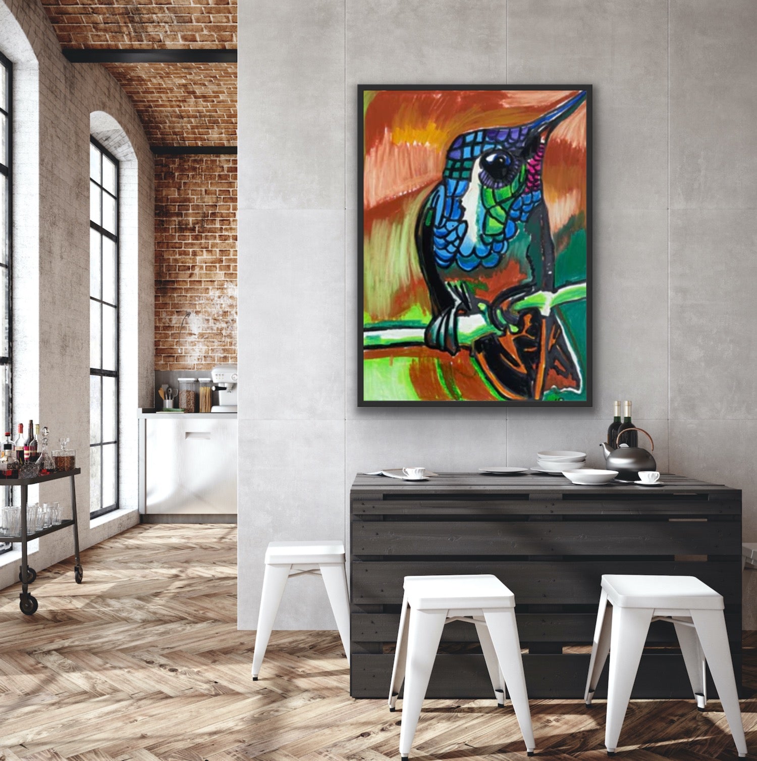 Hummingbird - fine prints of original artwork - Vichy's Art