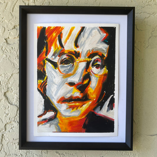 John Lennon - original 9x12 - Vichy's Art