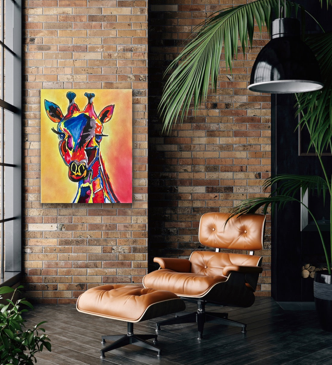 Colorful Giraffe - Art Prints