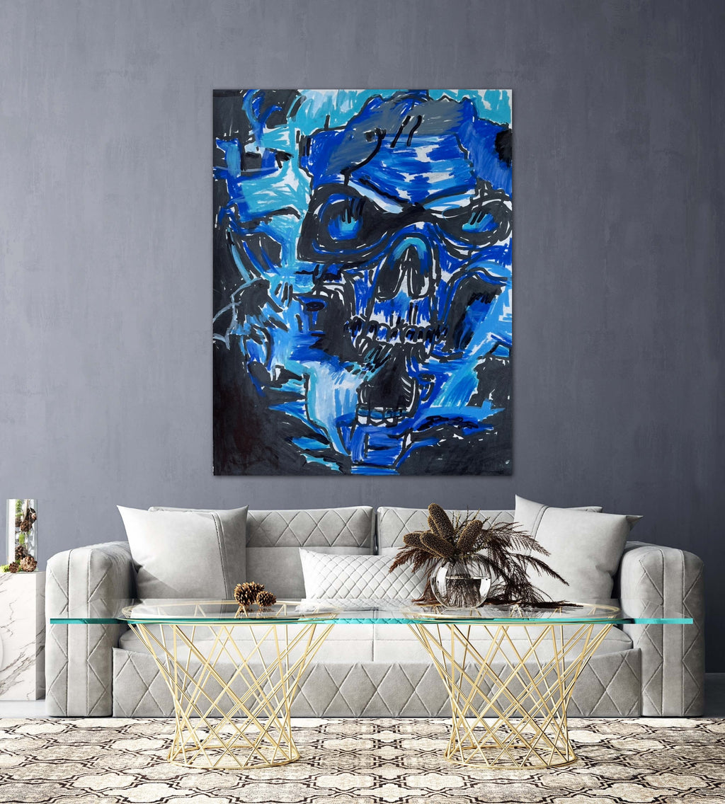 Skull - ORIGINAL 11x14"