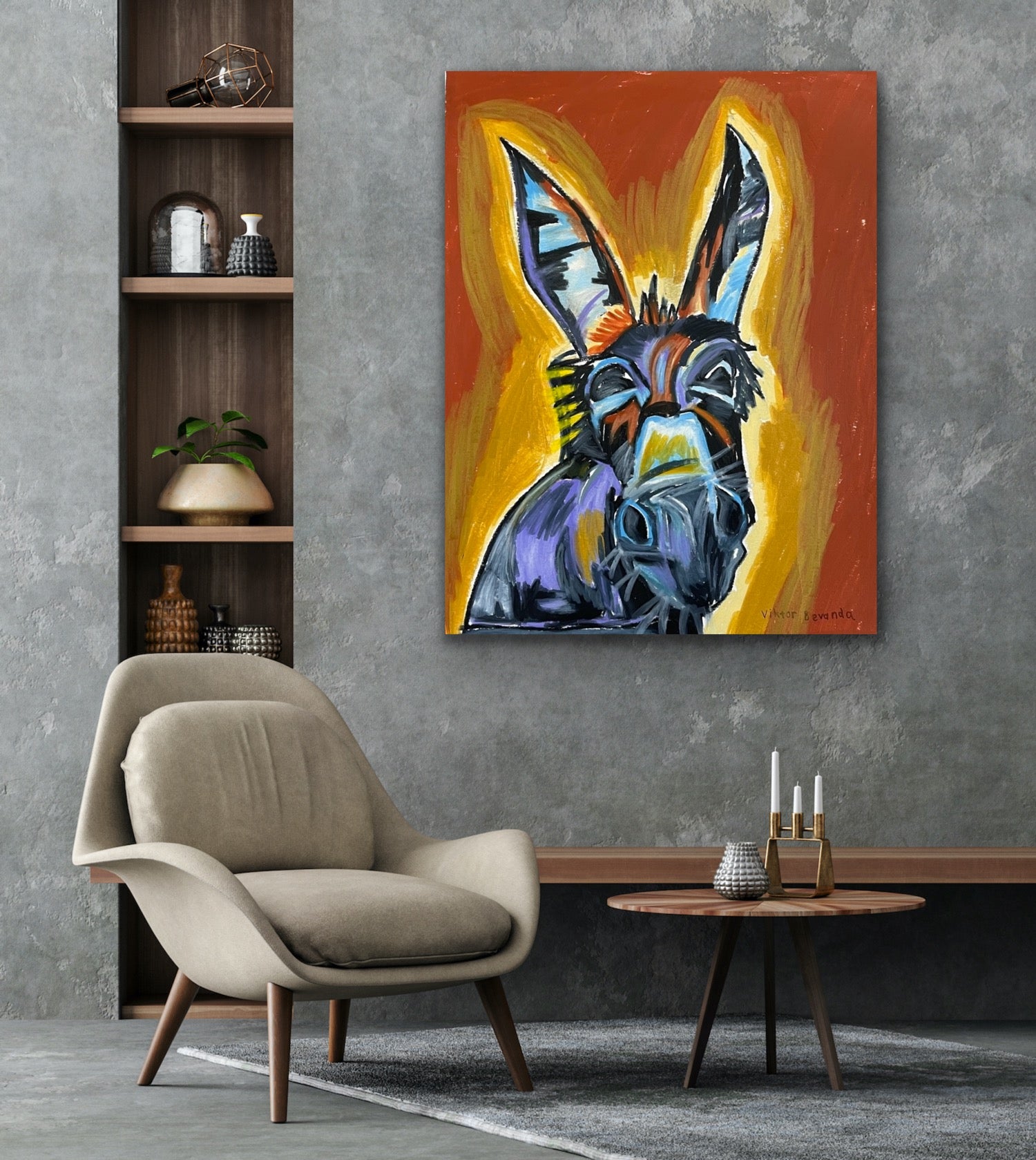 Brown Donkey - Art Prints