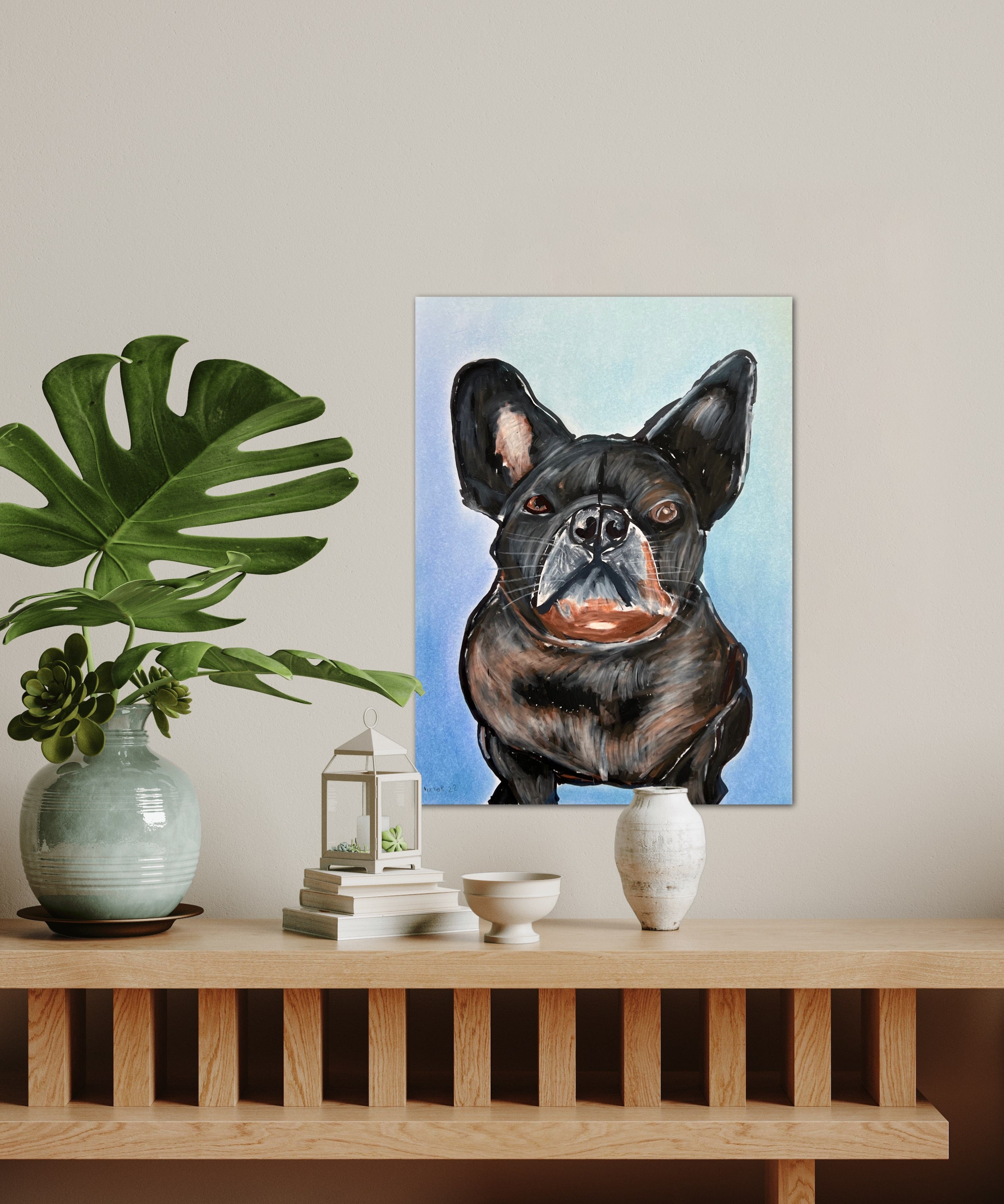 French Bulldog - ORIGINAL 11x14"