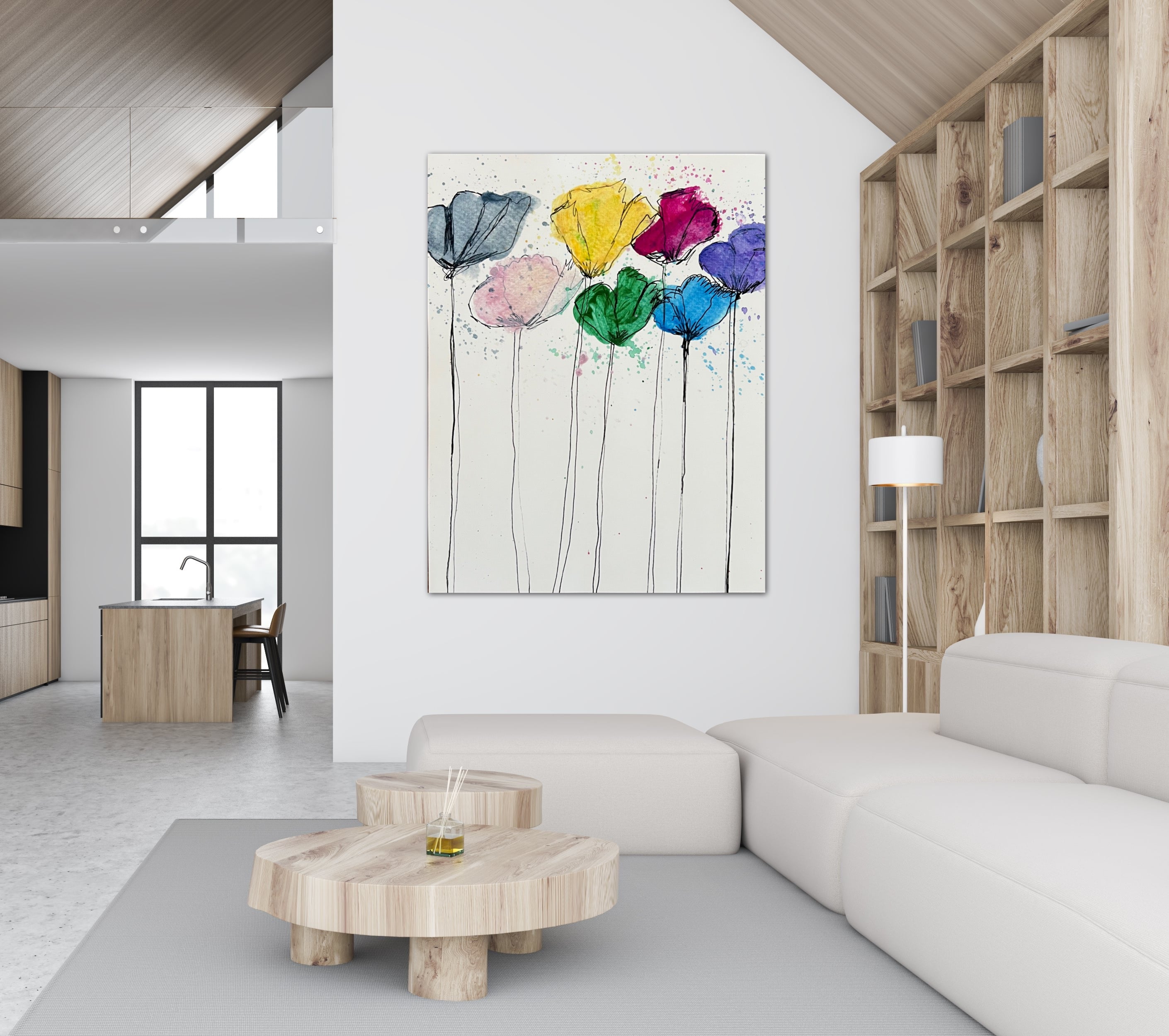 7 flowers - Art Prints