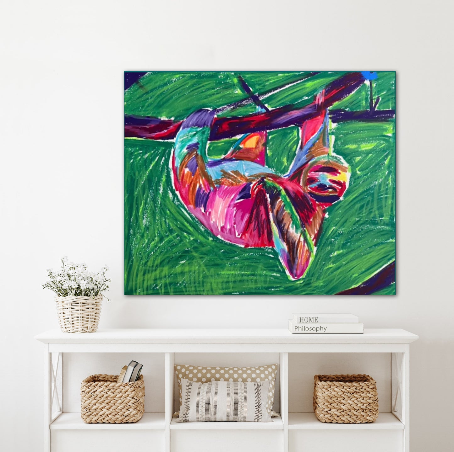 The Sloth - Print, Poster or Stretched Canvas Print in more sizes