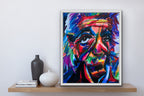 Modern  Albert Einstein   - fine prints of original artwork - Vichy's Art