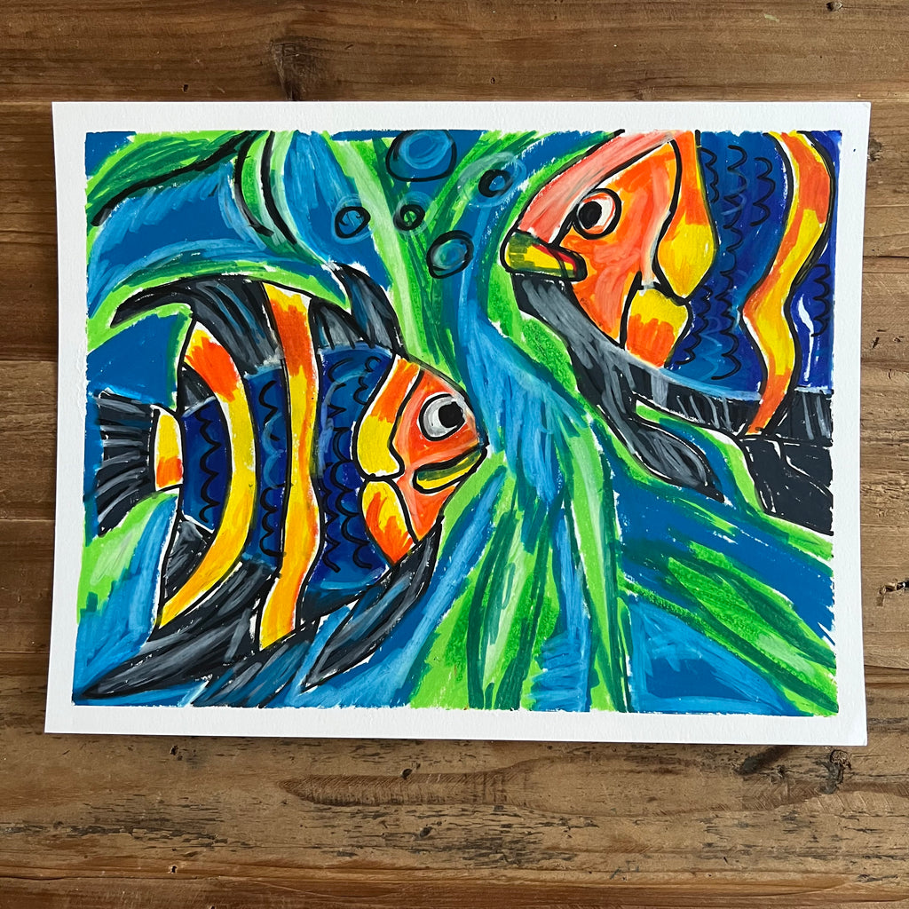 Under the Sea  - ORIGINAL 11x14"