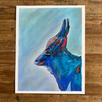 Nyala the Antelope  - ORIGINAL OIL PASTEL ARTWORK - 11x14"
