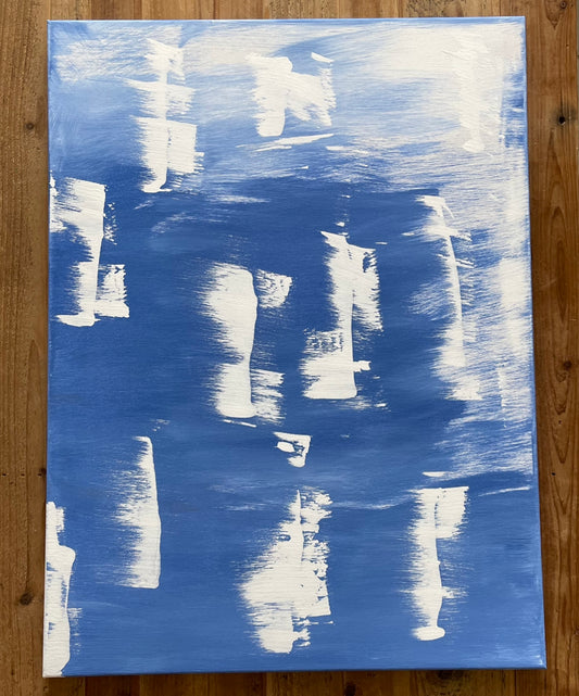 Sailing - ORIGINAL  acryl on canvas 18x24”