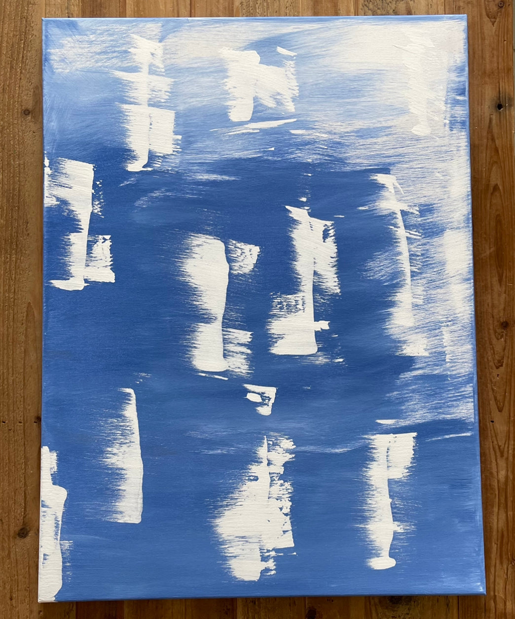 Sailing - ORIGINAL  acryl on canvas 18x24” - Vichy's Art
