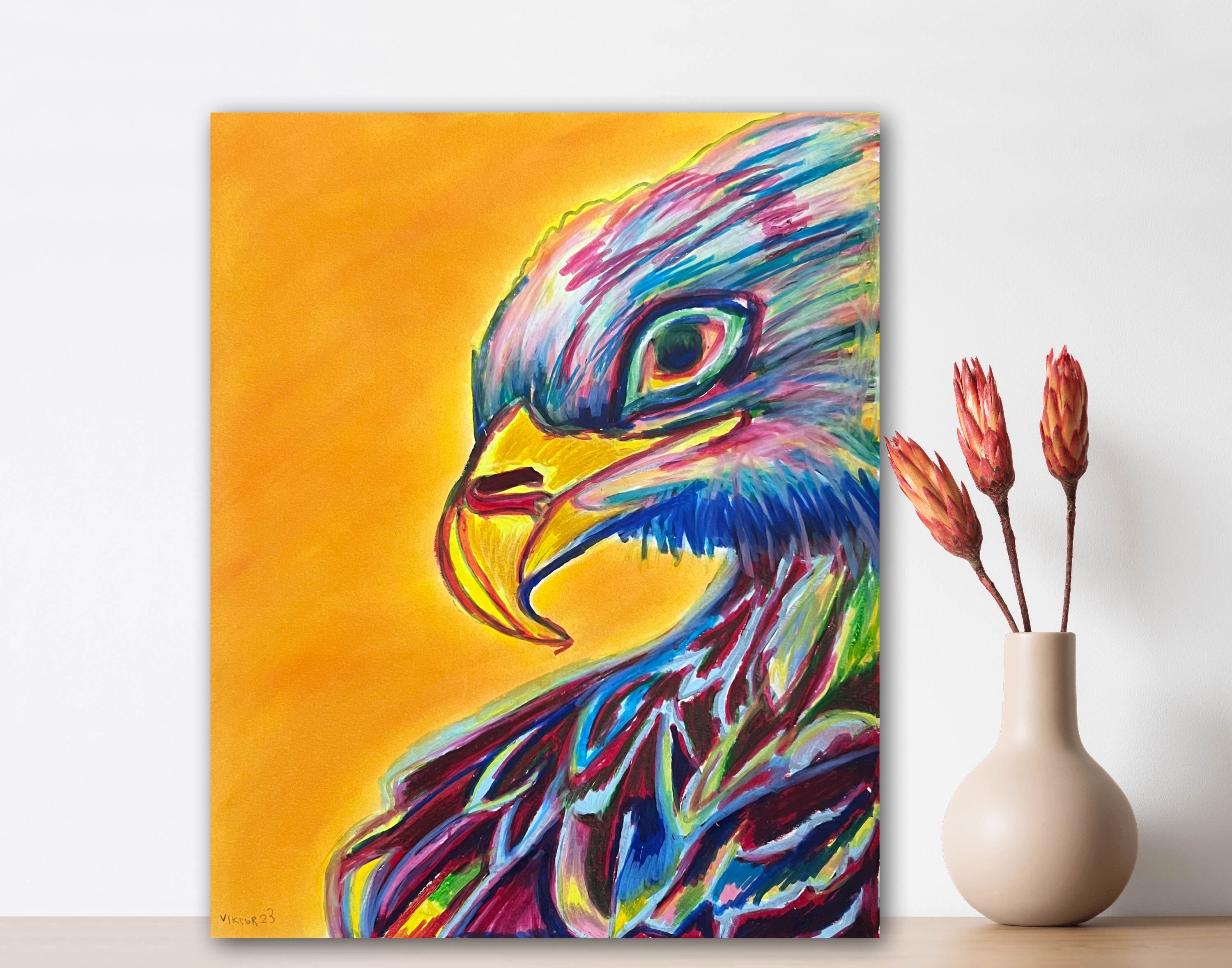 Colorful Eagle - Art Prints