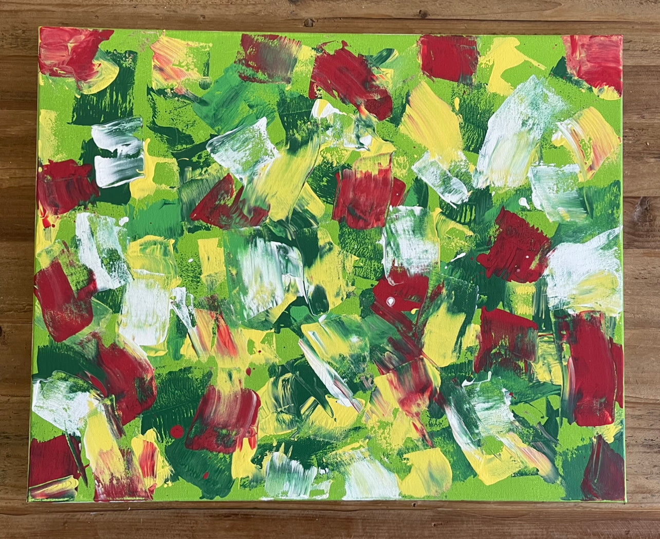 The Poppy Field - ORIGINAL  acryl on canvas 16x20”