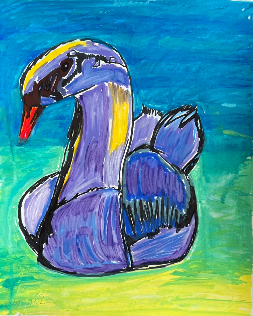 Swan - ORIGINAL 14x17”