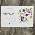 Bunny with Flowers - Greeting cards