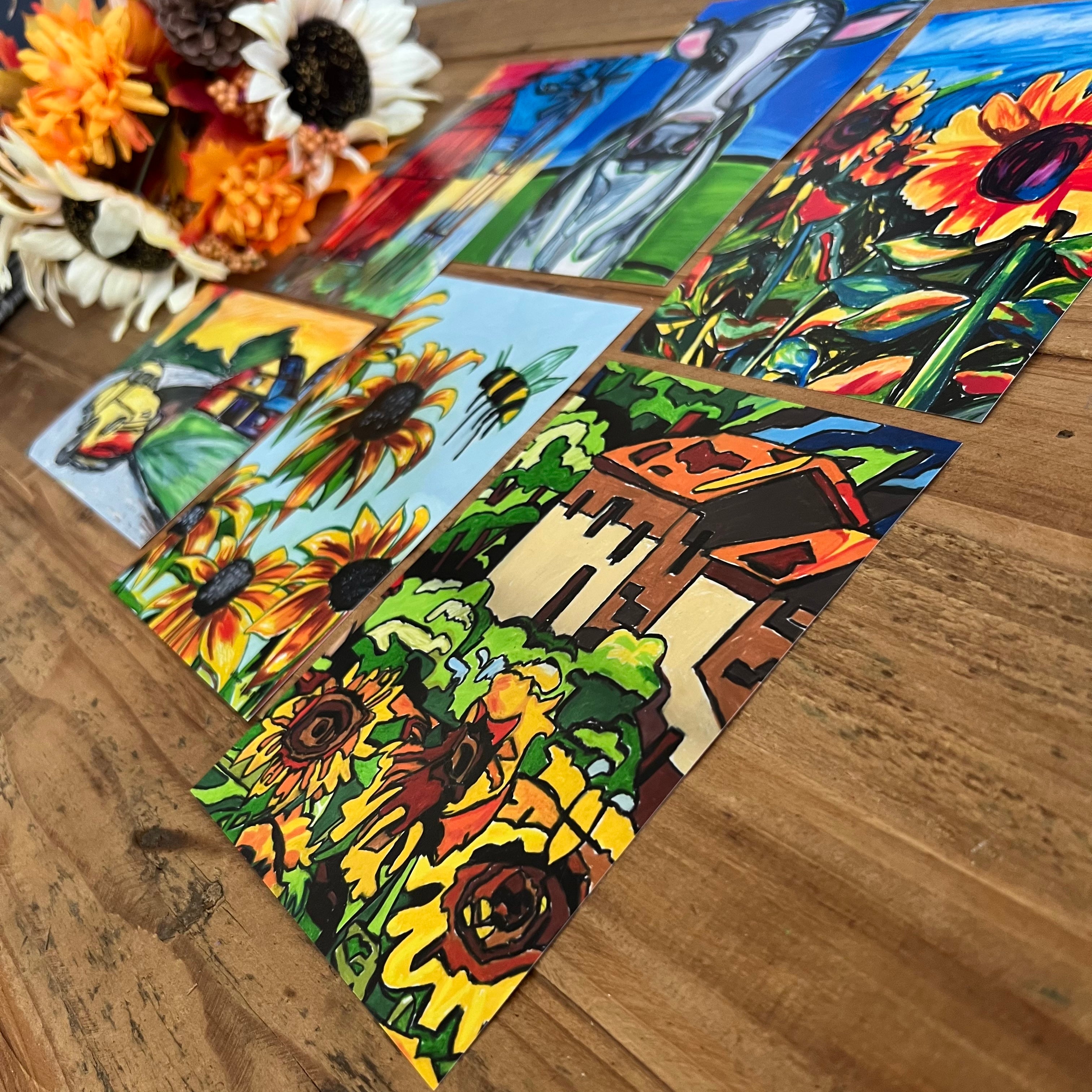 Farmhouse - Set of 6 paper prints/canvas prints