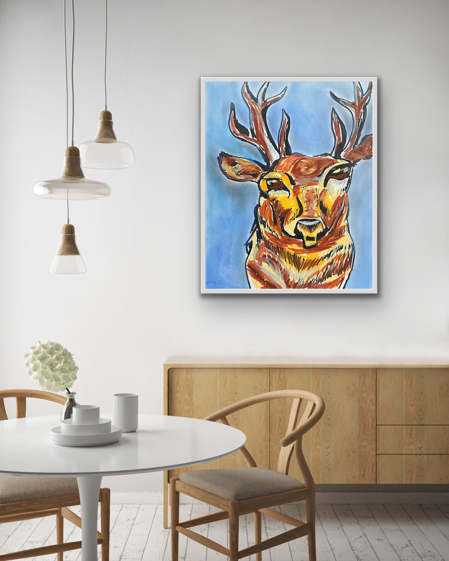 The Deer - Art Prints