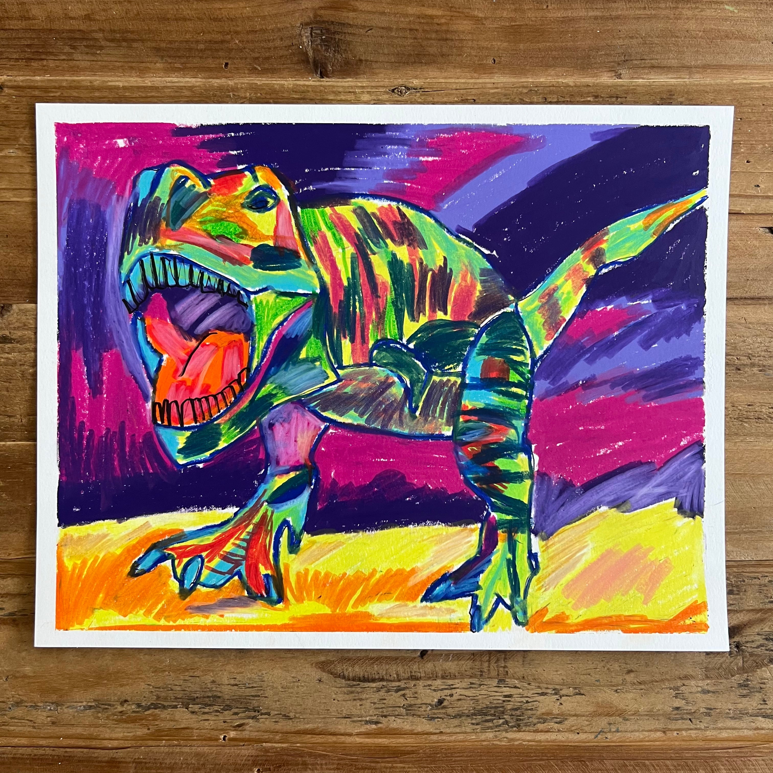 Dino - ORIGINAL 11x14"