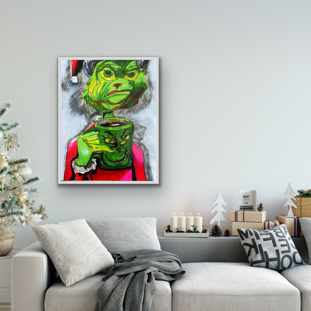 Grinch  - fine prints of original artwork - Vichy's Art