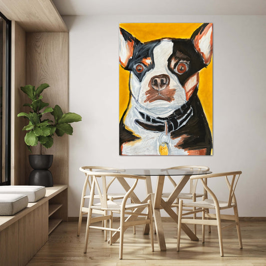 Boston/Chihuahua - Print, Poster or Stretched Canvas Print in more sizes