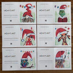 Christmas/New Year Greeting cards - Greeting cards set of 6