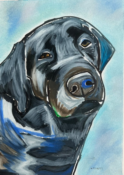 Black Lab - Art Prints - Vichy's Art