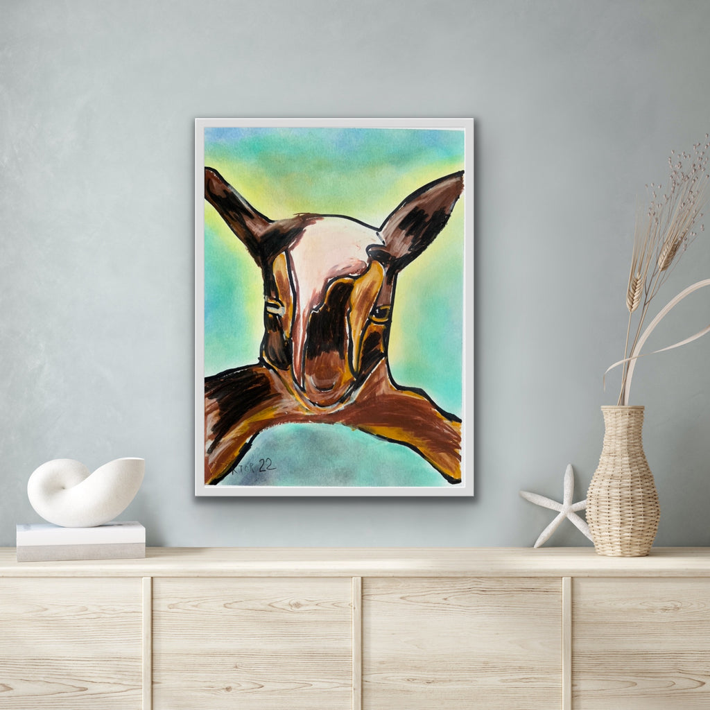 Baby Goat - ORIGINAL 9x12"