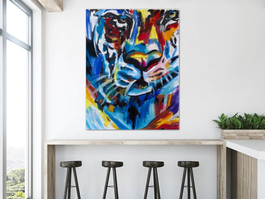 Blue Tiger  - fine prints of original artwork