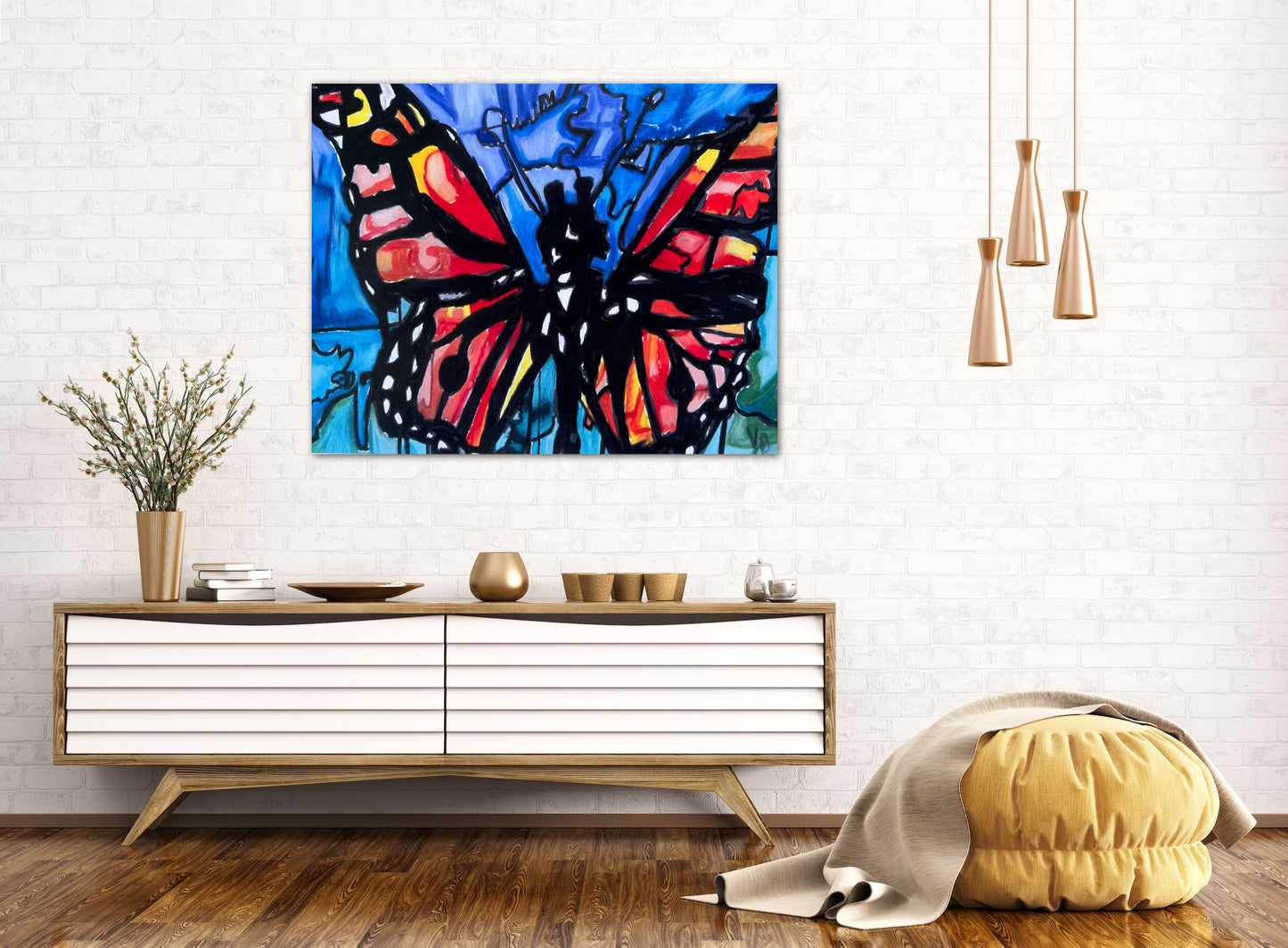 Monarch Butterfly - Print, Poster or Stretched Canvas Print in more sizes