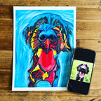 Custom artwork - TURN ANY PET INTO A LOVELY ARTWORK