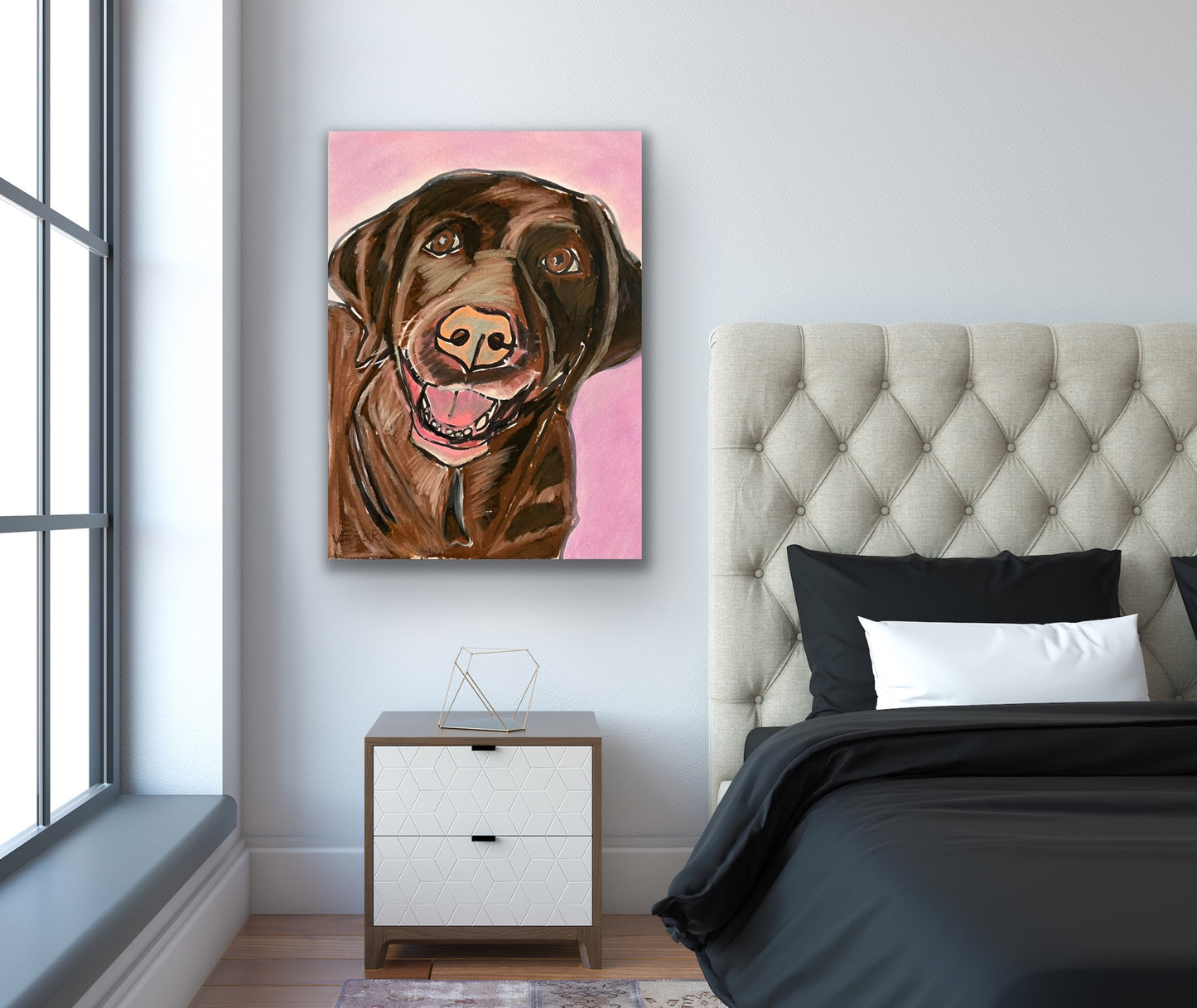 Brown Labrador - Art Prints