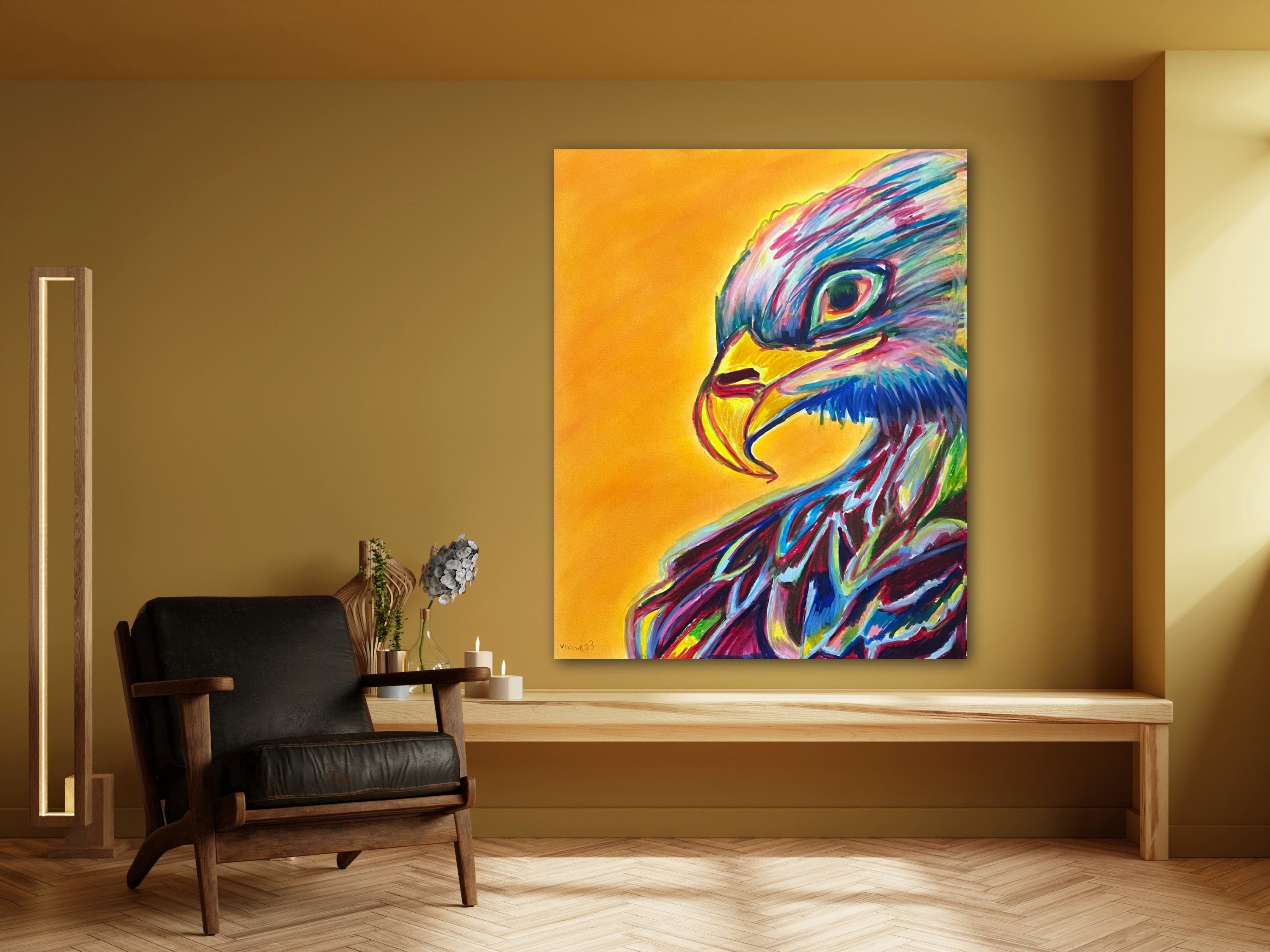 Colorful Eagle - Art Prints