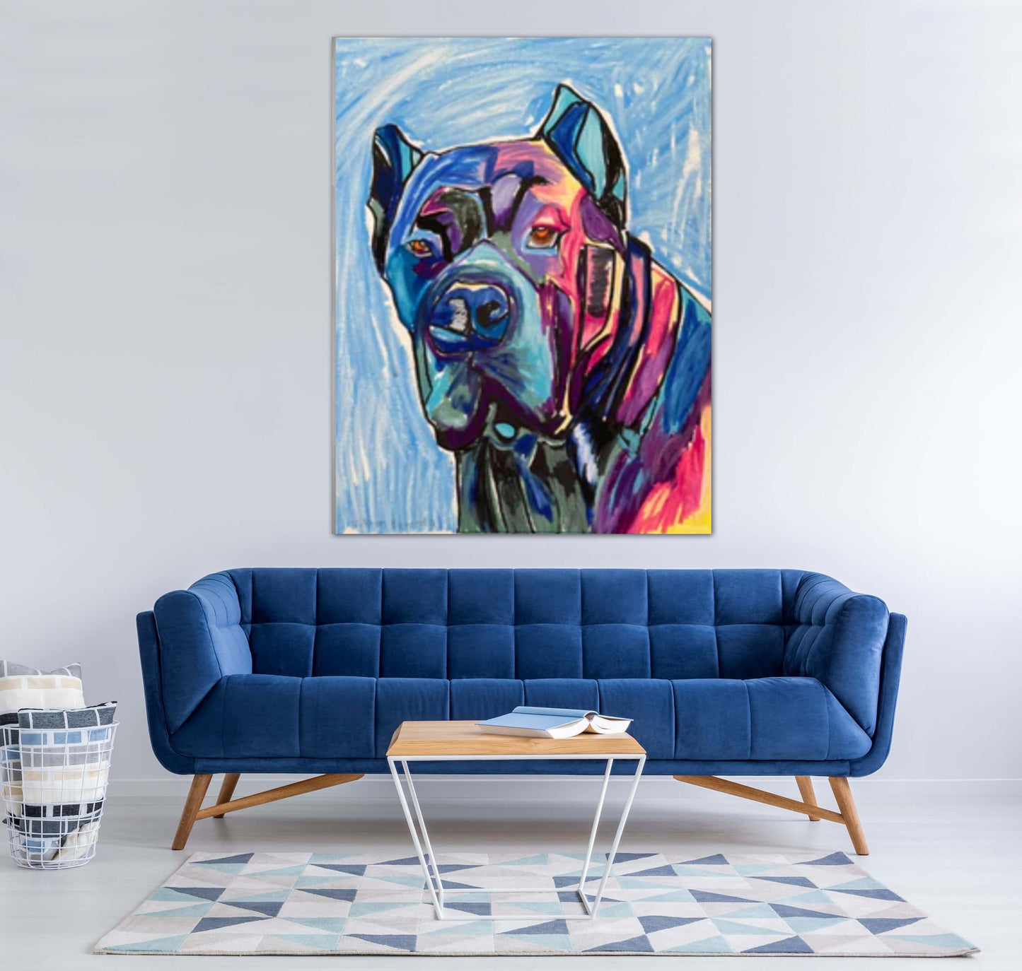 Mastiff - Stretched Canvas Print in more sizes