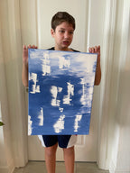 Sailing - ORIGINAL  acryl on canvas 18x24” - Vichy's Art