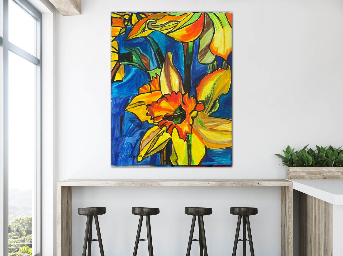 Daffodil - Art Prints - Vichy's Art