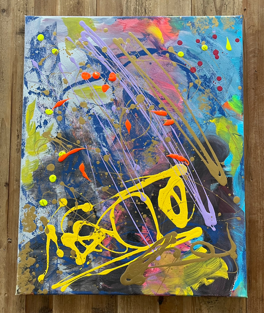 Fall - ORIGINAL  acryl on canvas 16x20”