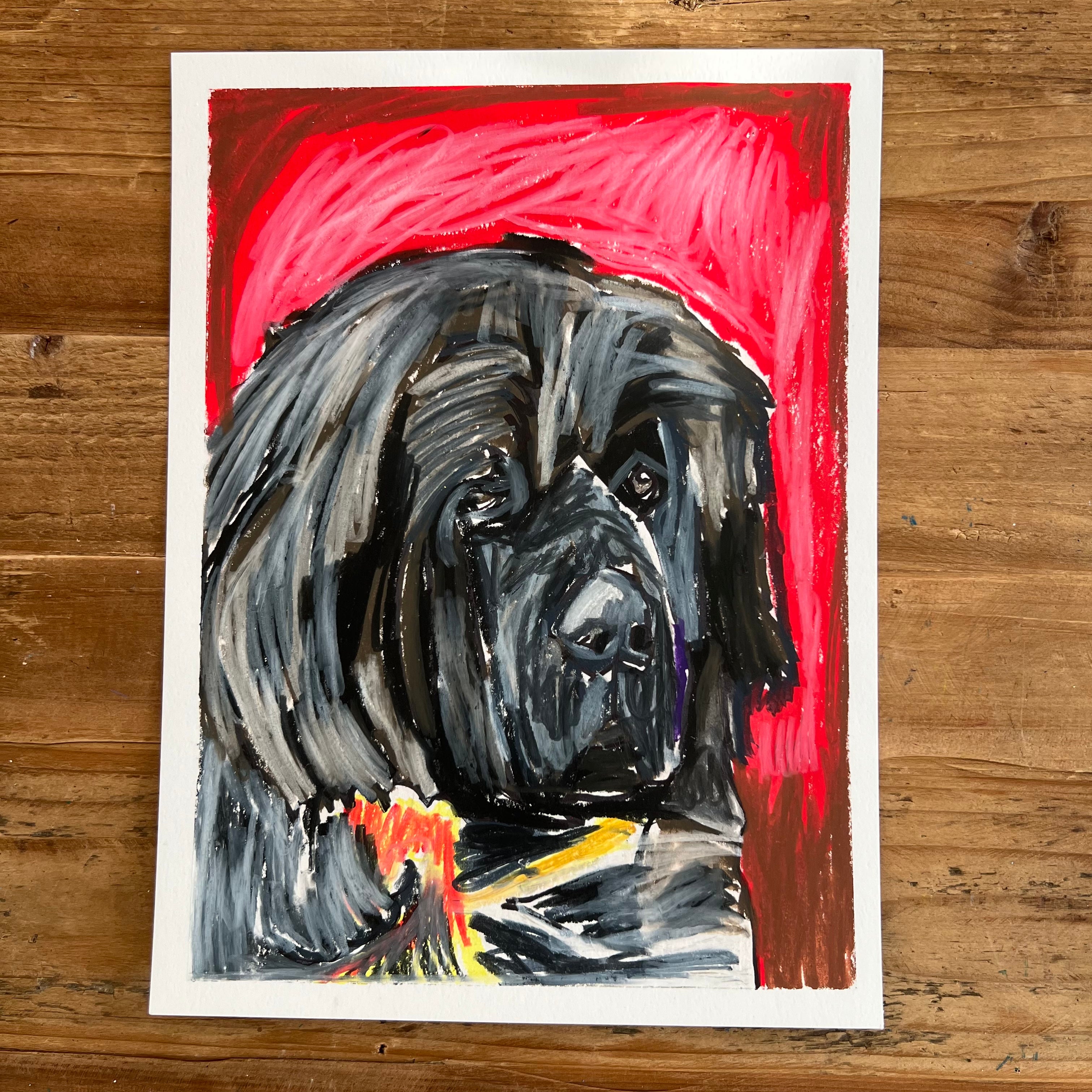 The Newfoundland - ORIGINAL 9x12"