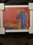 Unicorn - ORIGINAL 14x17” Framed