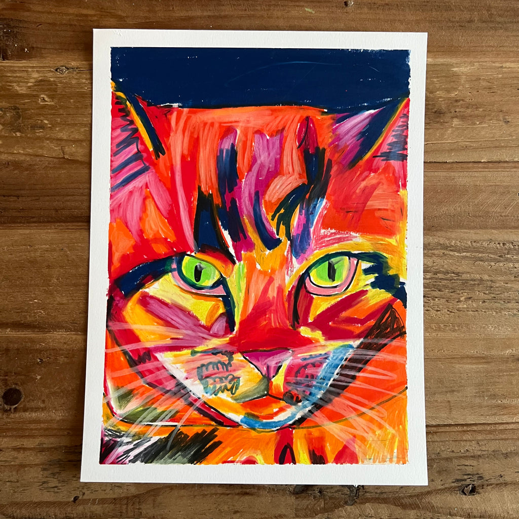 Orange Cat - Art Prints