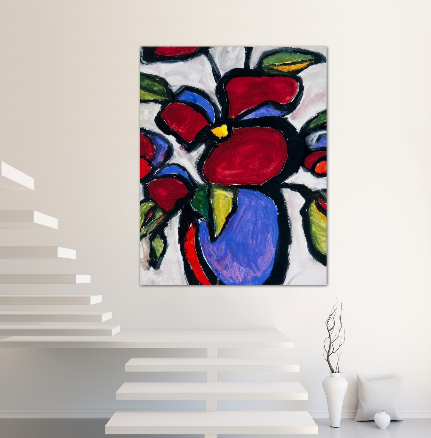 Flower 1 - Print, Poster and Stretched Canvas Print