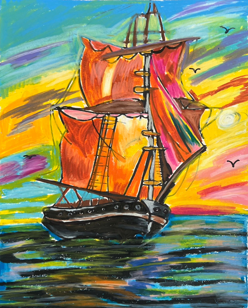 The Sailing Ship - fine prints of original artwork