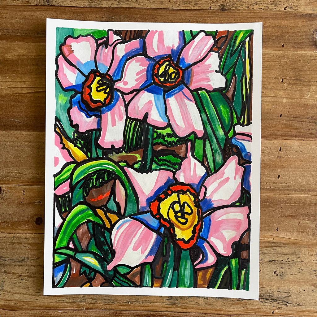 Pink Perfections - ORIGINAL 11x14" - Vichy's Art