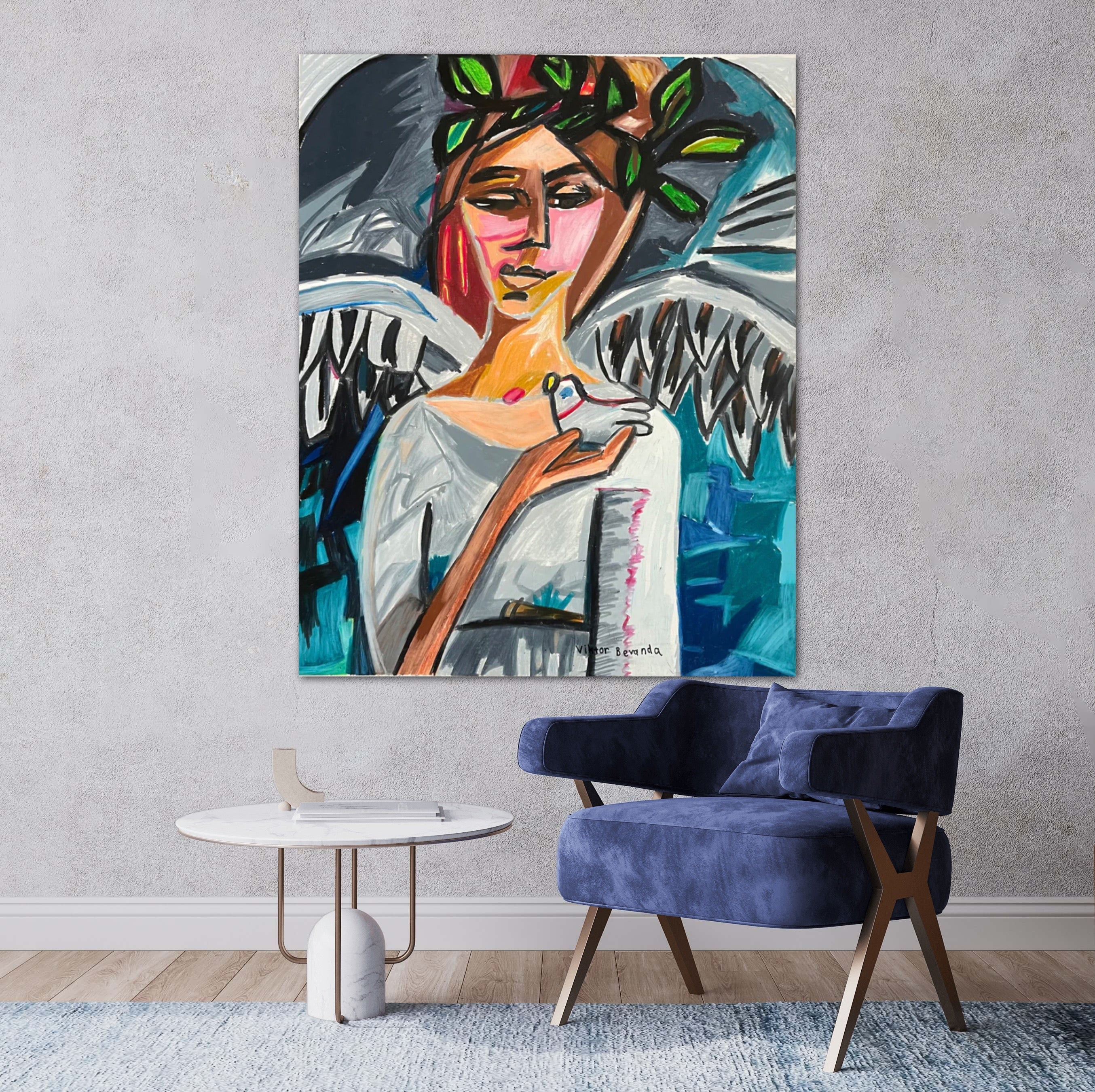Guardian Angel - Art Prints - Vichy's Art