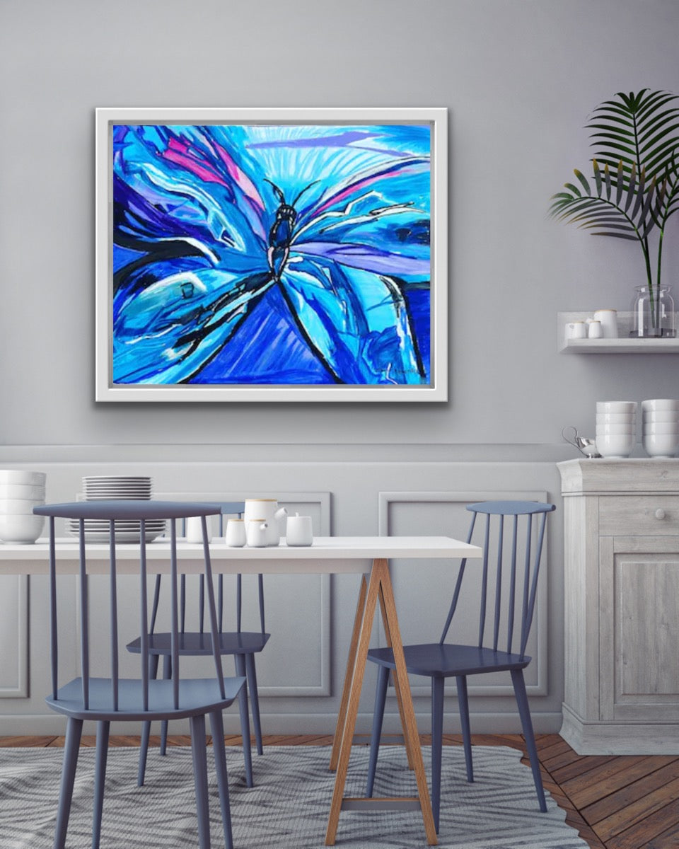 Purple Butterfly (new) 🦋- Art Prints - Vichy's Art