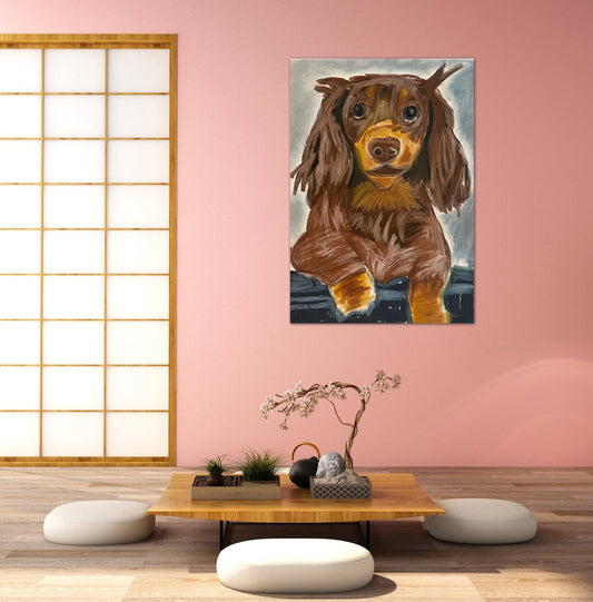 Chocolate Dachshund - Art Prints