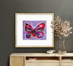 Pink Butterfly - Art Prints