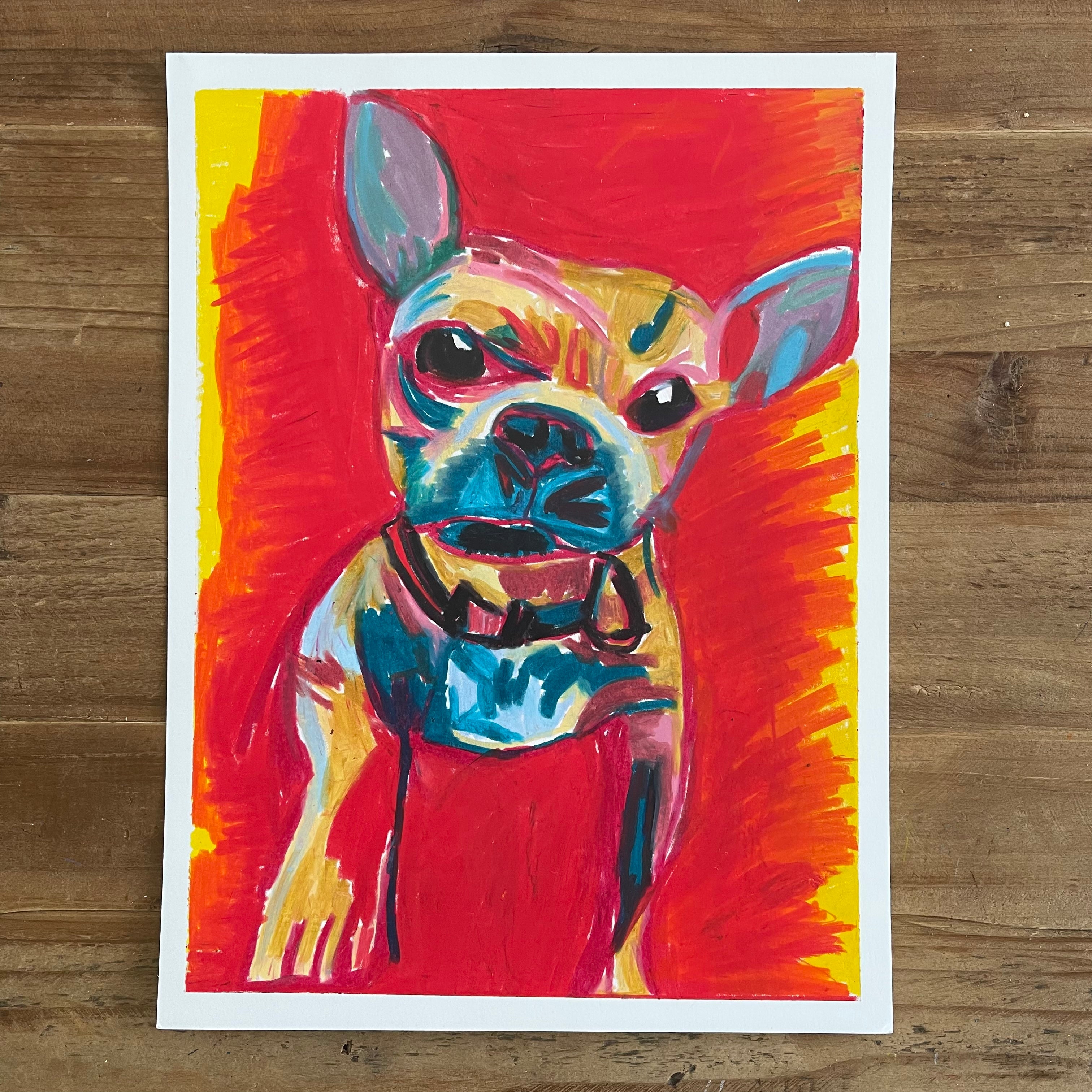 Chihuahua - original 9x12" - Vichy's Art