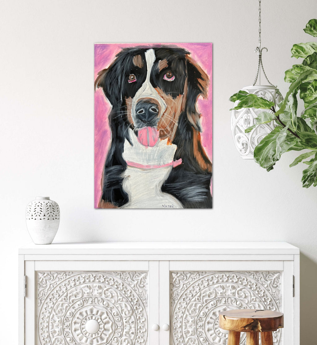 Bernese Dog - Art Prints